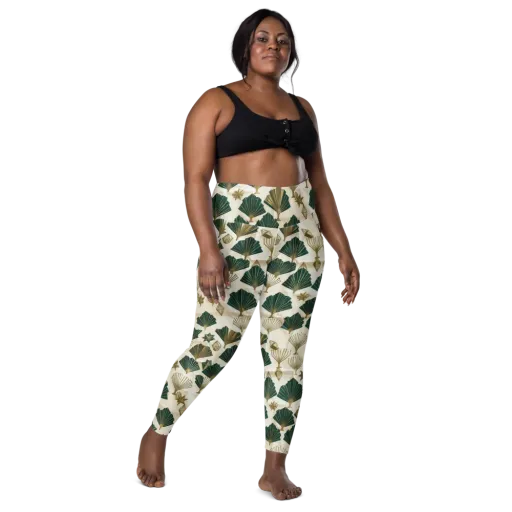 Deco Palmistry on a Leggings with Pockets