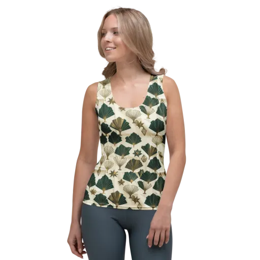 Deco Palmistry on a Women's Tank Top