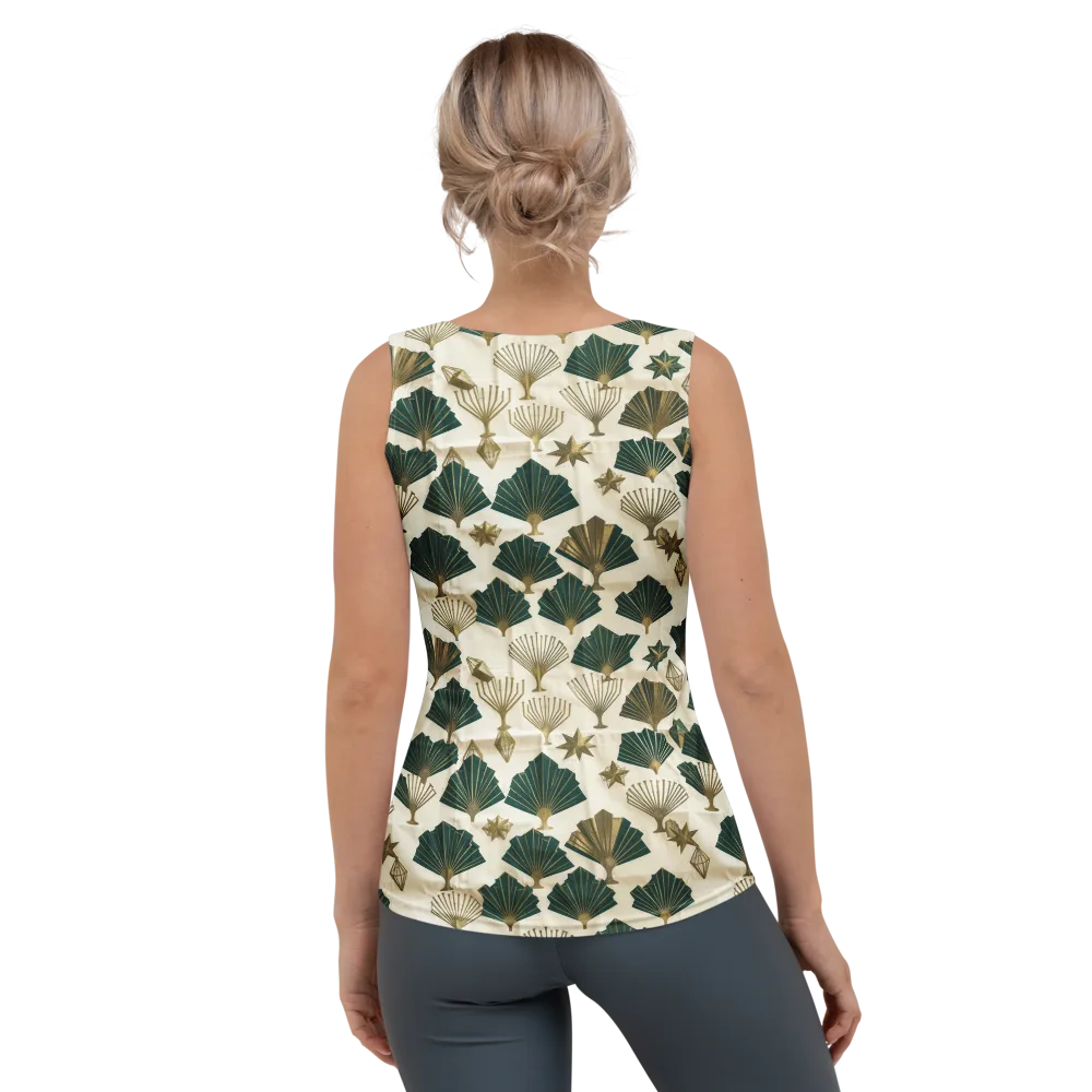 Deco Palmistry on Women's Tank Top — Back