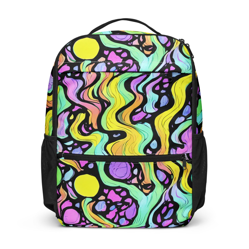 Sillman Swirl on Utility Backpack — Front