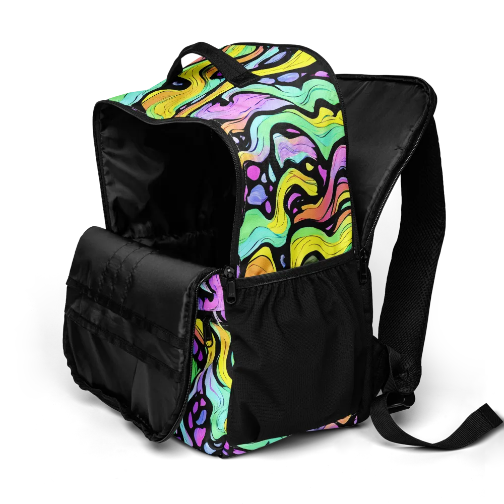 Sillman Swirl on Utility Backpack — Product details 2