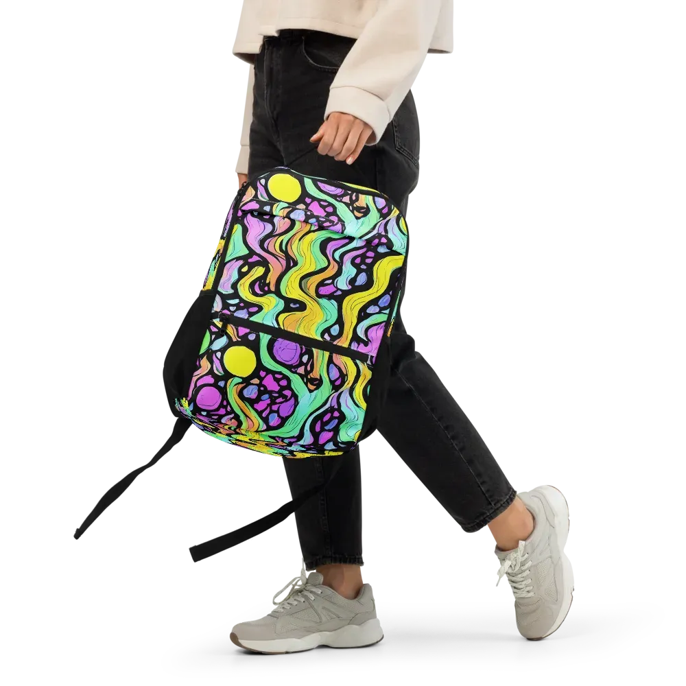 Sillman Swirl on Utility Backpack — Front