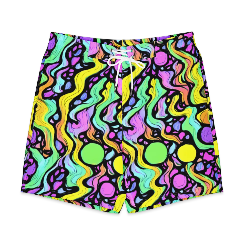 Sillman Swirl on Men's Board Shorts — Front