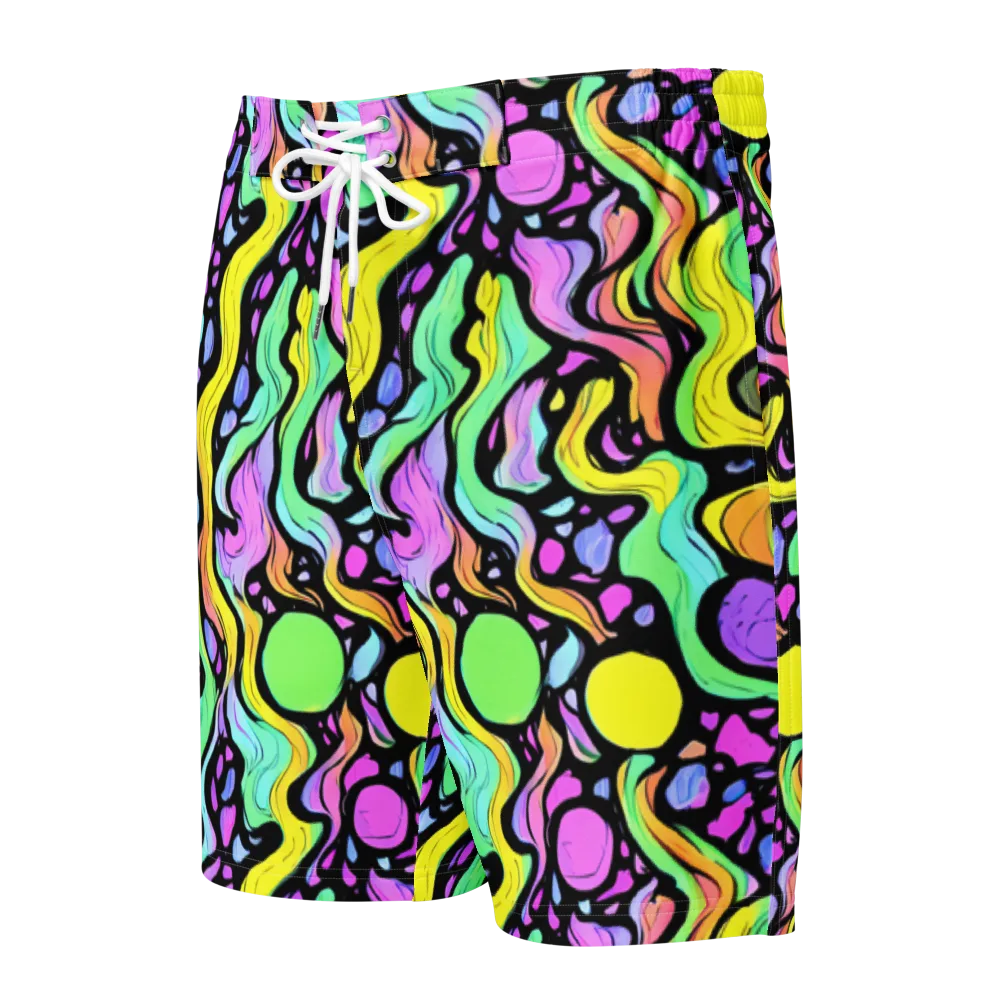 Sillman Swirl on Men's Board Shorts — Front