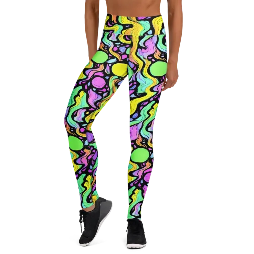 Sillman Swirl on a Yoga Leggings