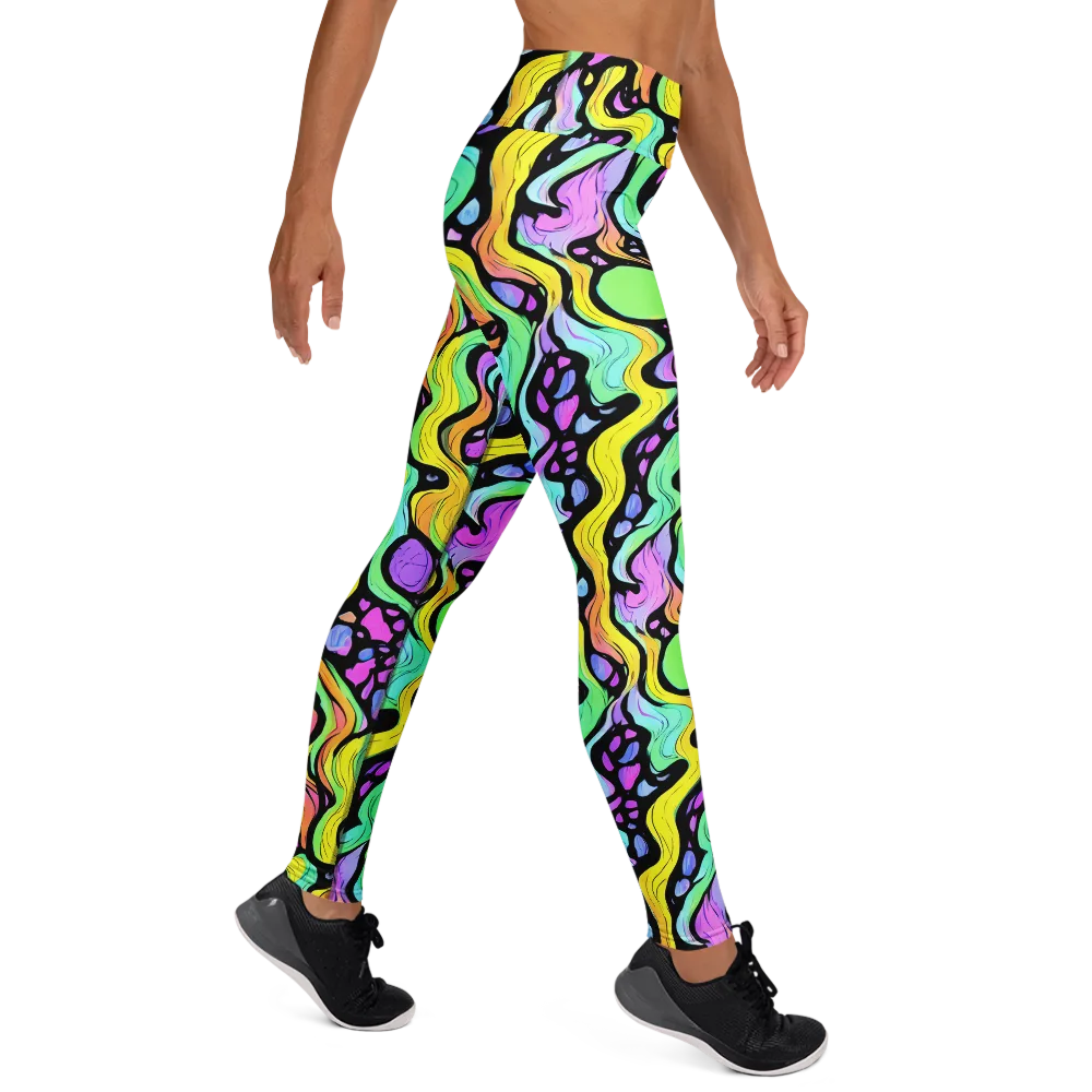 Sillman Swirl on Yoga Leggings — Right