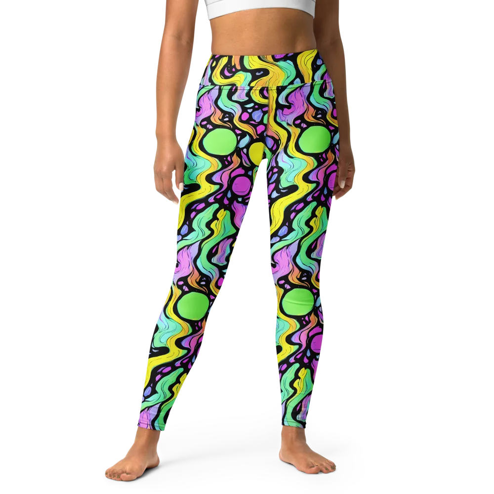 Sillman Swirl on Yoga Leggings — Front