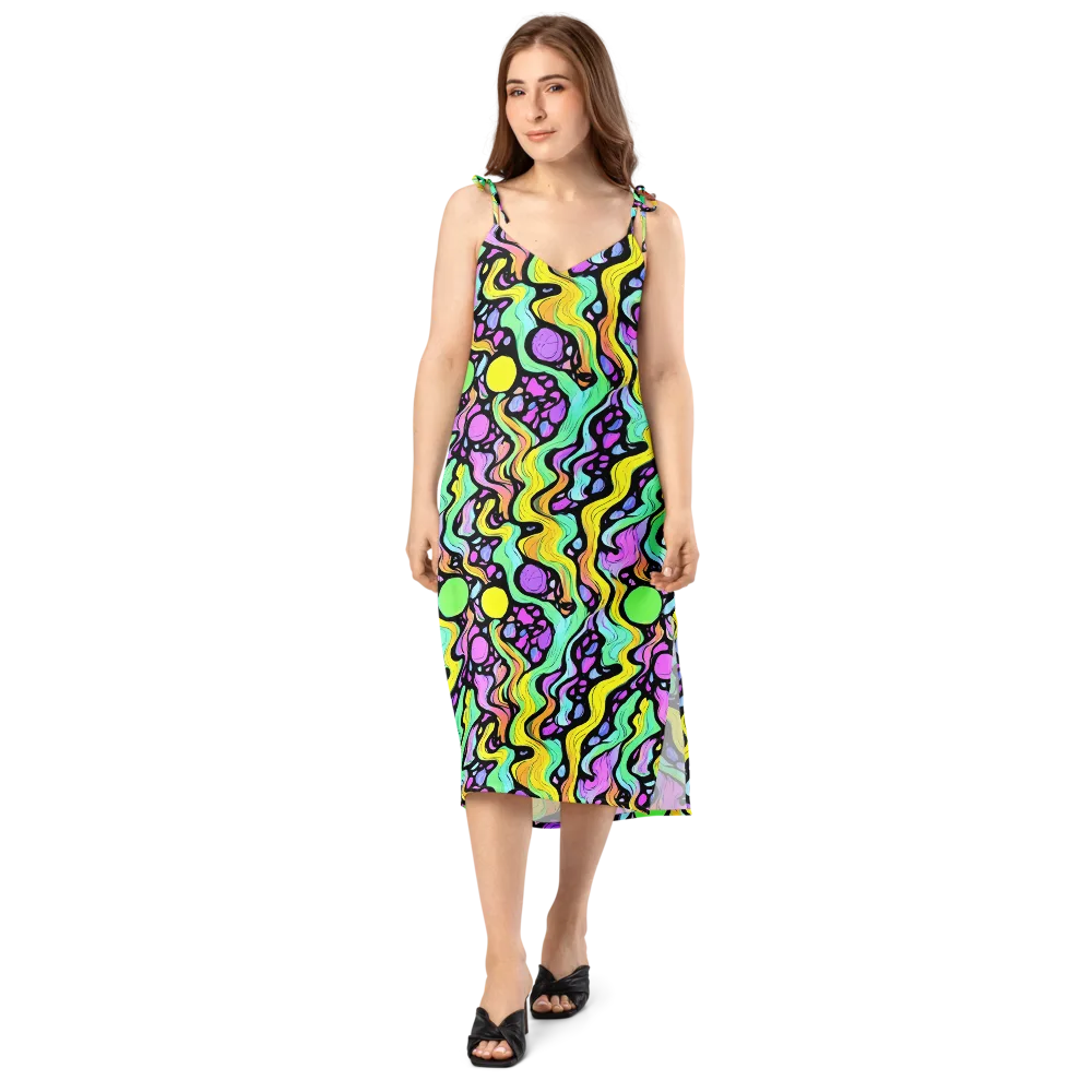 Sillman Swirl on Slip Dress — Front