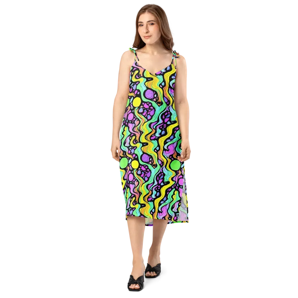 Sillman Swirl on Slip Dress — Front