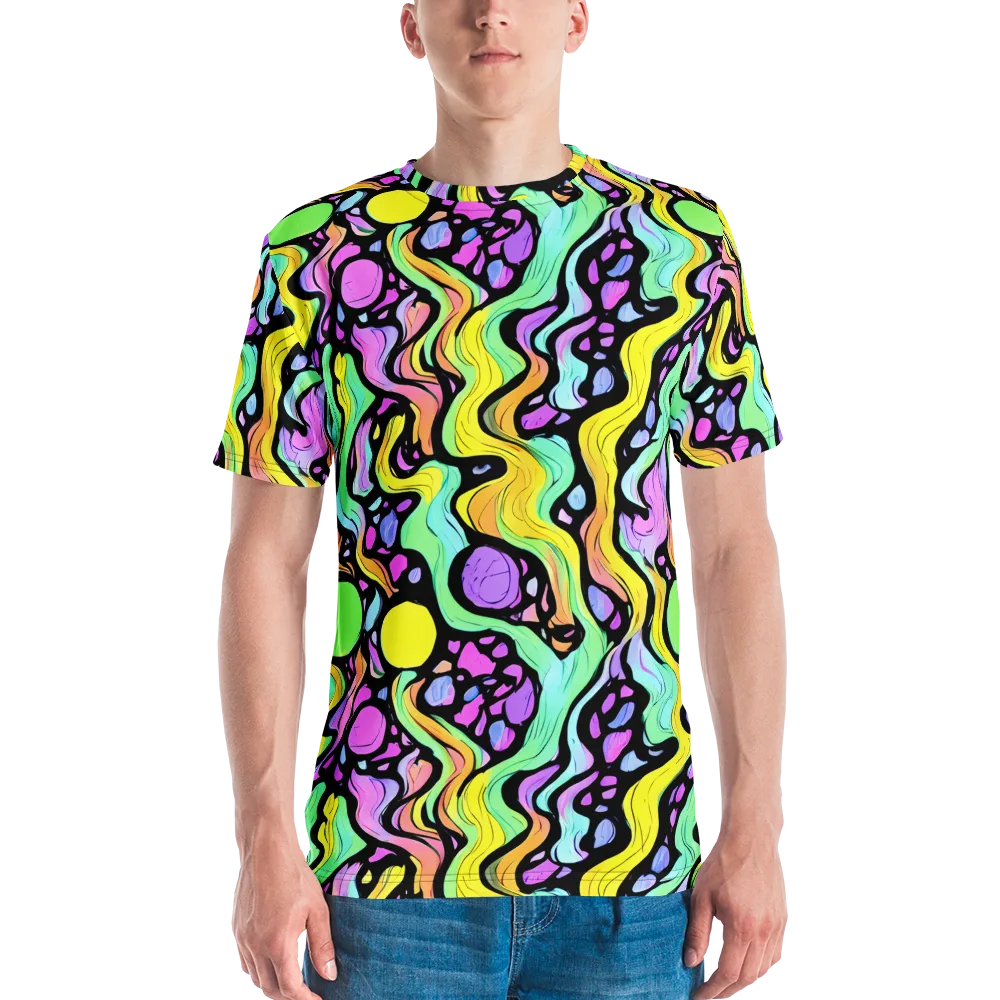 Sillman Swirl on Men's Crew Neck T-Shirt — Front