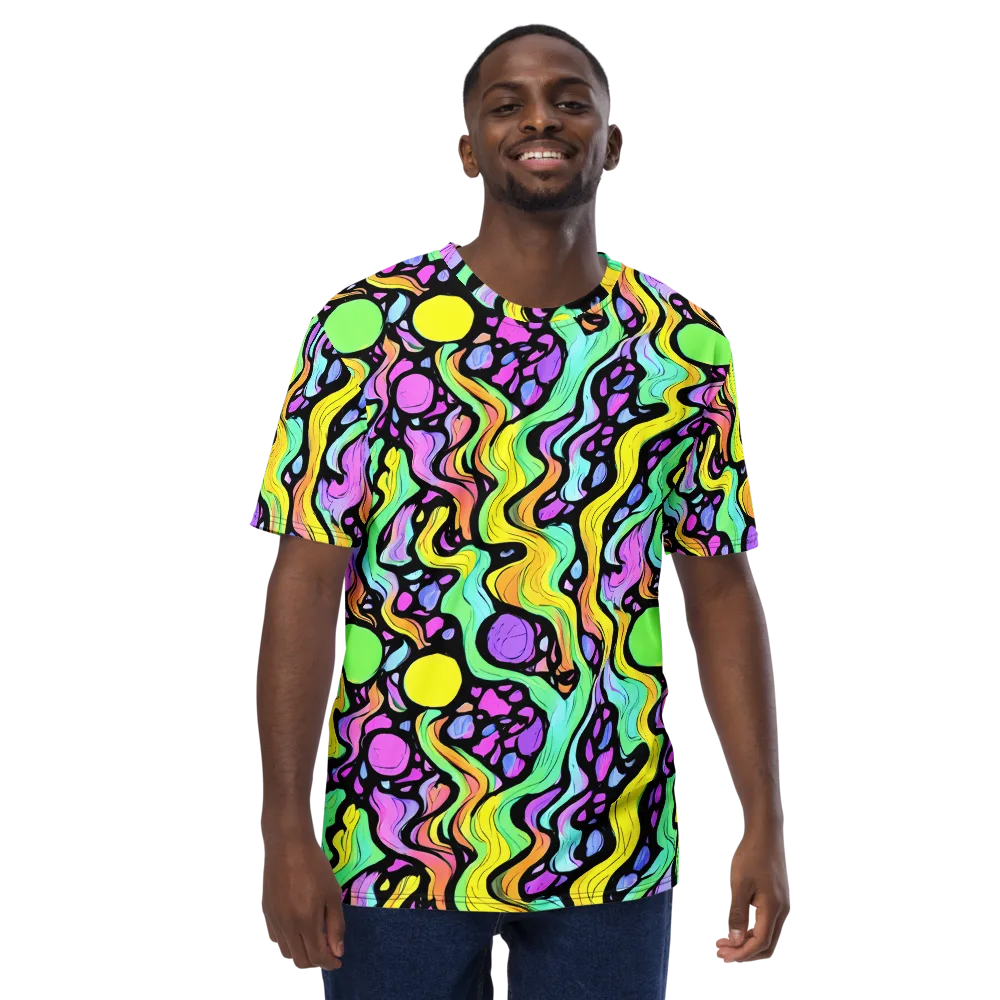 Sillman Swirl on Men's Crew Neck T-Shirt — Front