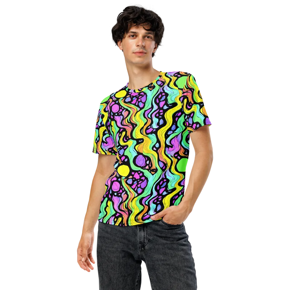 Sillman Swirl on Men's Crew Neck T-Shirt — Front