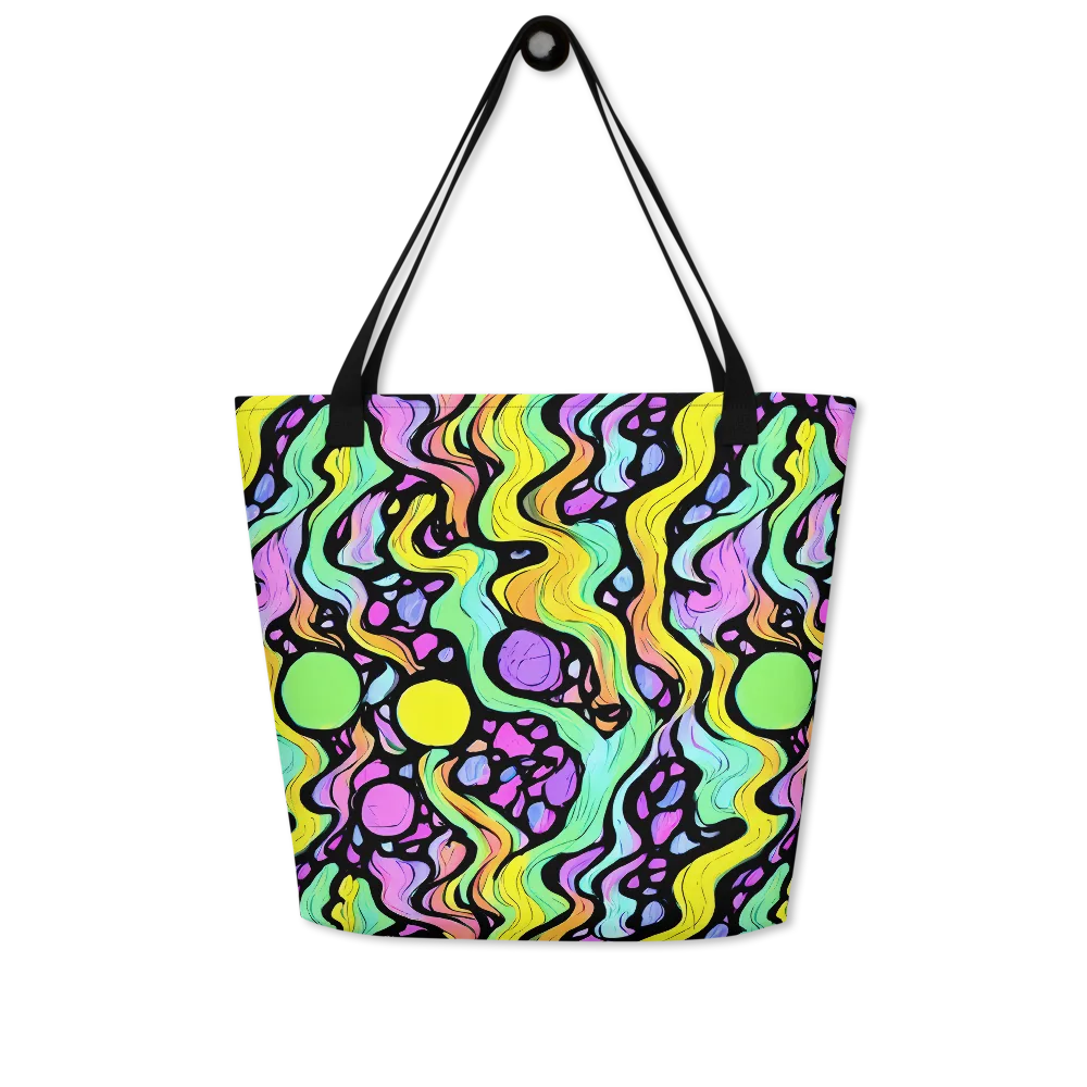 Sillman Swirl on Large Tote Bag W/ Pocket — Front