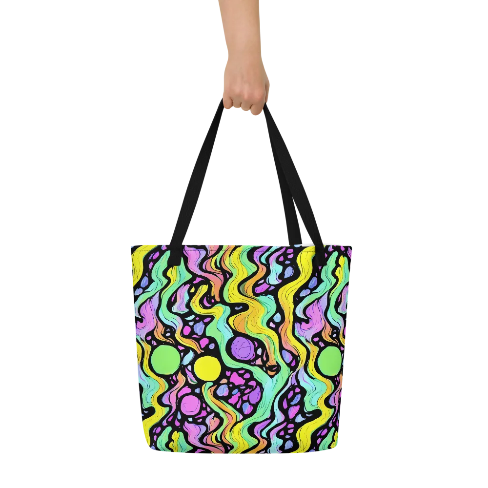 Sillman Swirl on Large Tote Bag W/ Pocket — Front