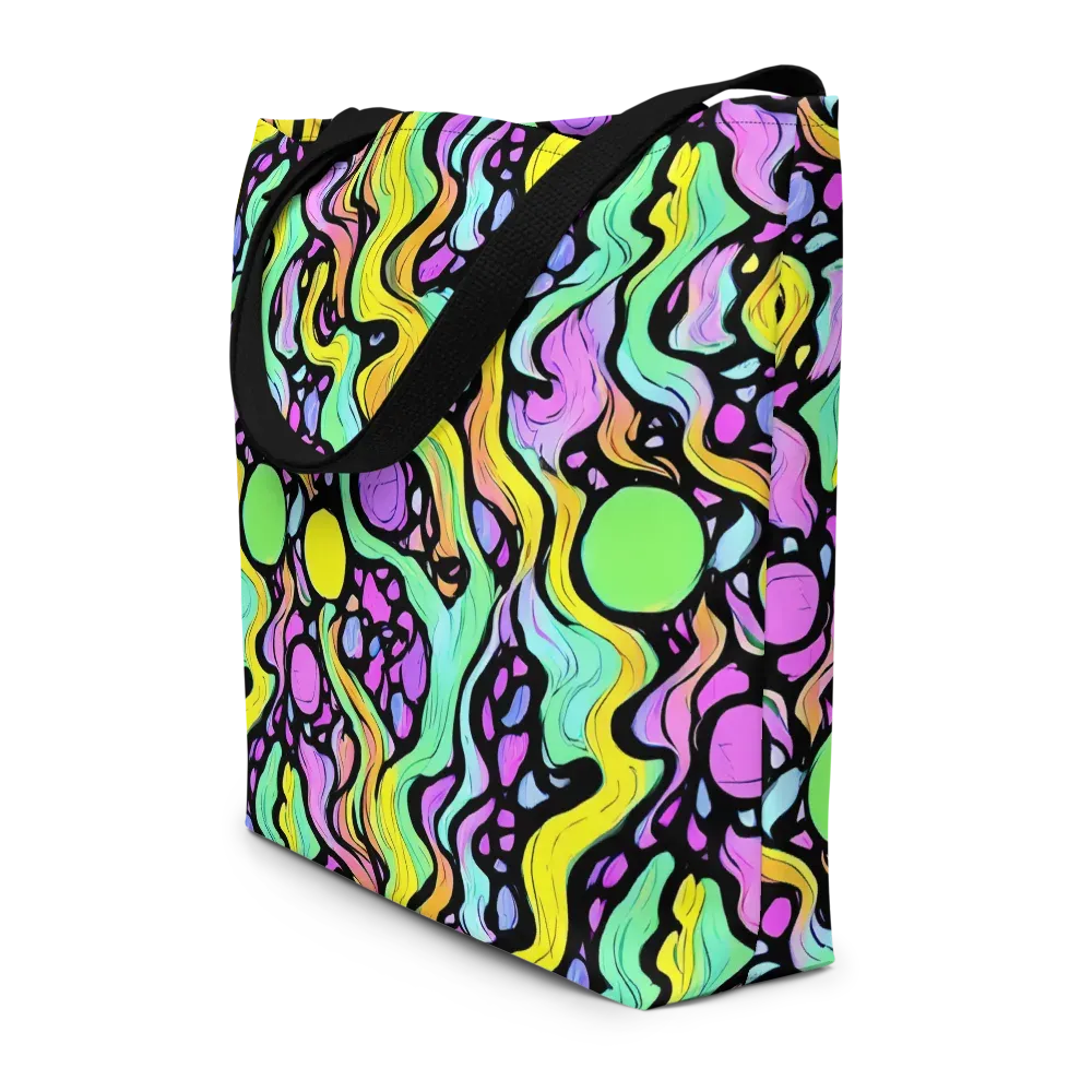 Sillman Swirl on Large Tote Bag W/ Pocket — Front