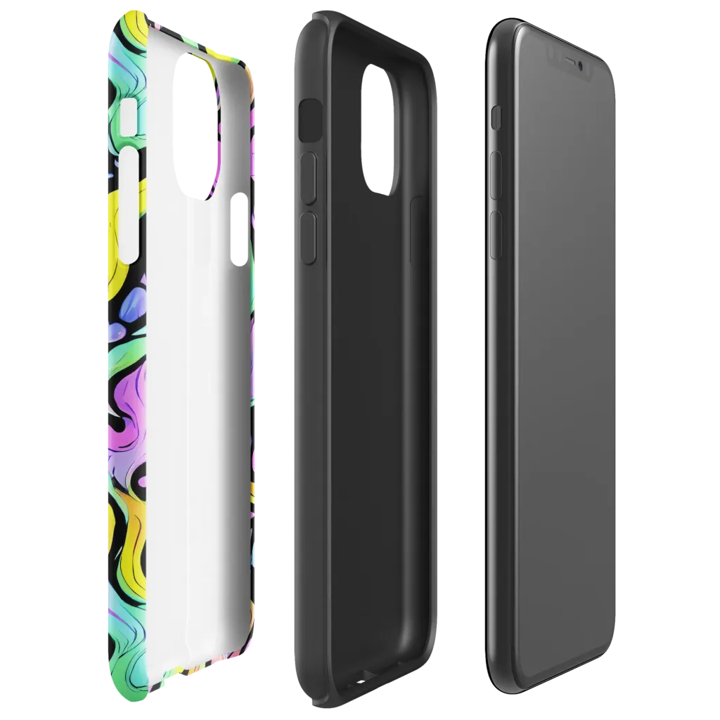 Sillman Swirl on Tough Case for iPhone® — Right