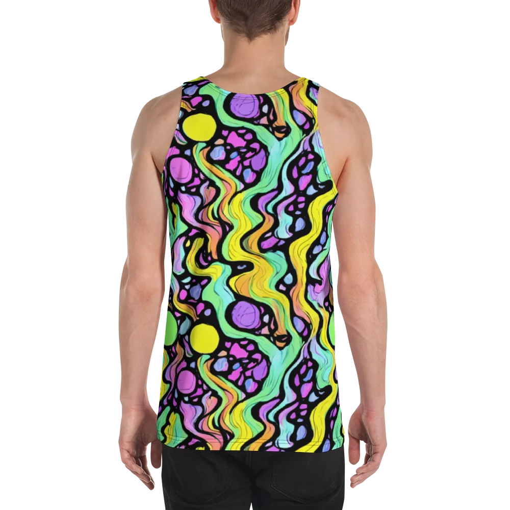 Sillman Swirl on Men's Tank Top — Back