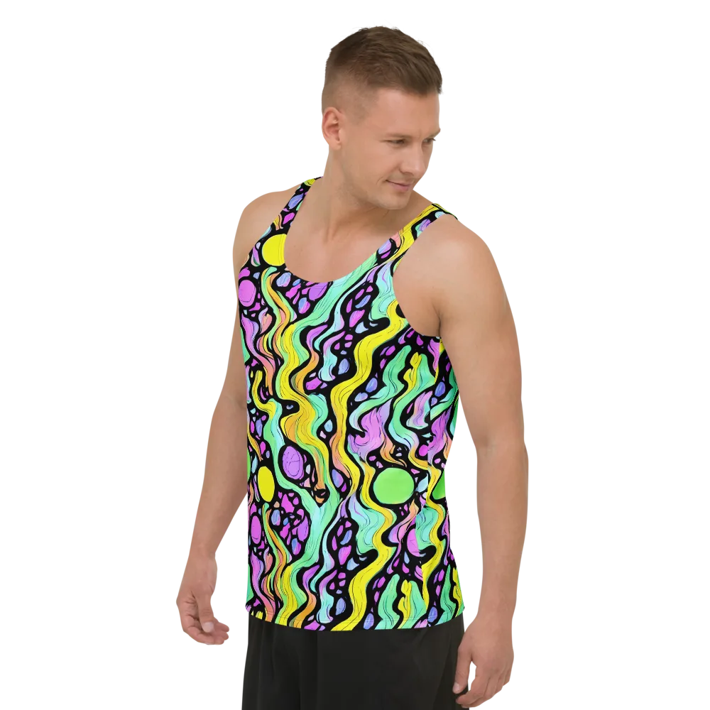 Sillman Swirl on Men's Tank Top — Left Front