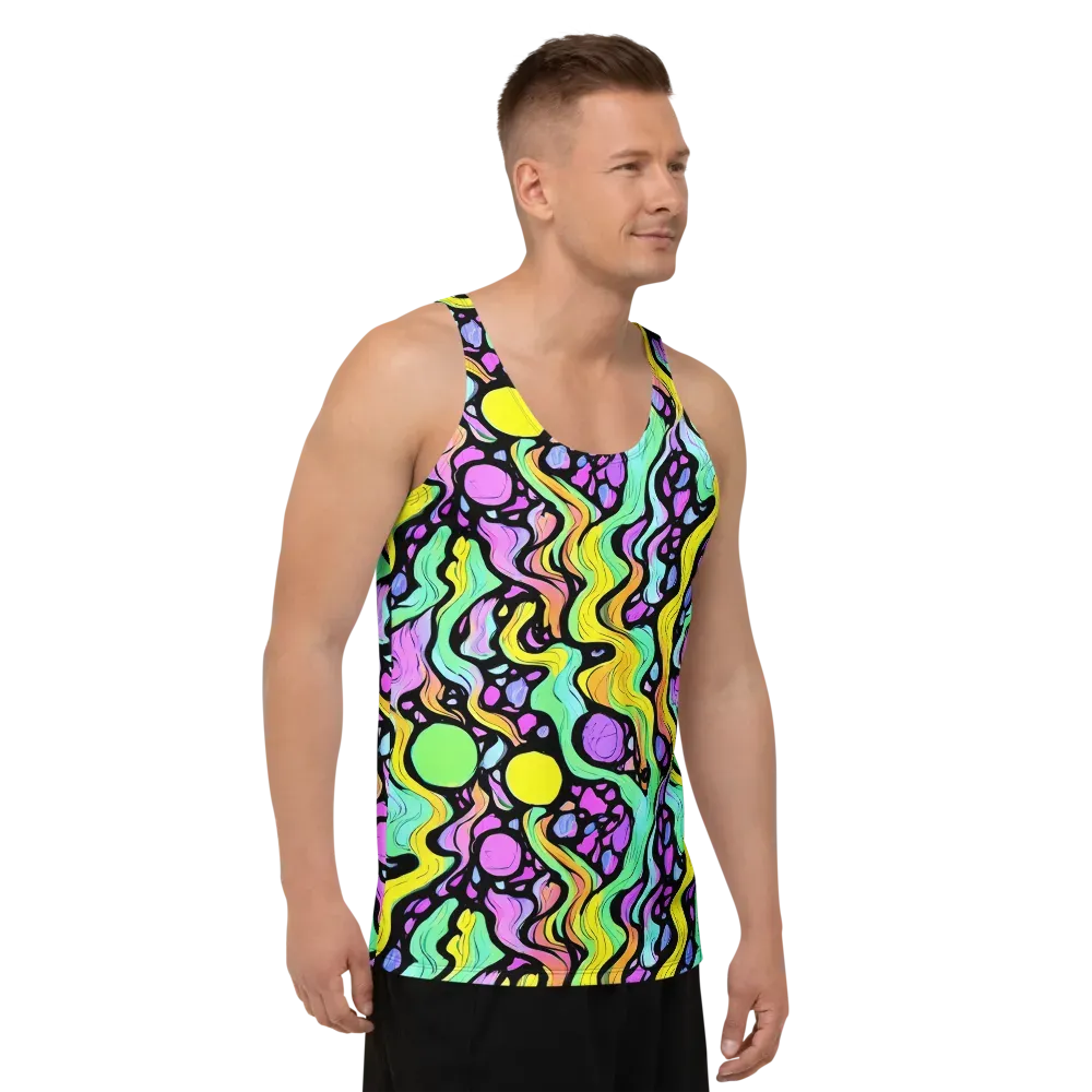 Sillman Swirl on Men's Tank Top — Right Front