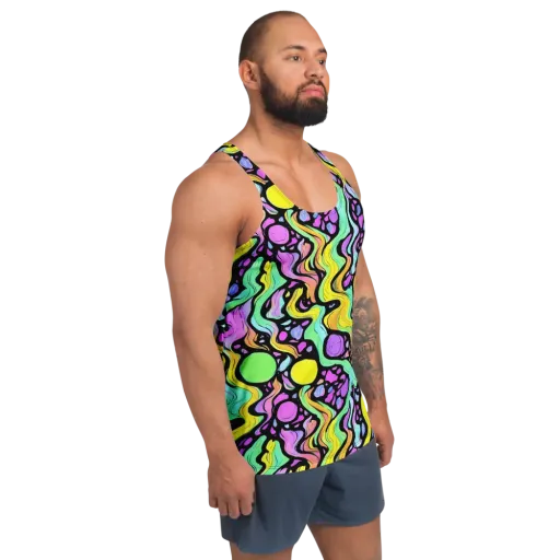 Sillman Swirl on a Men's Tank Top
