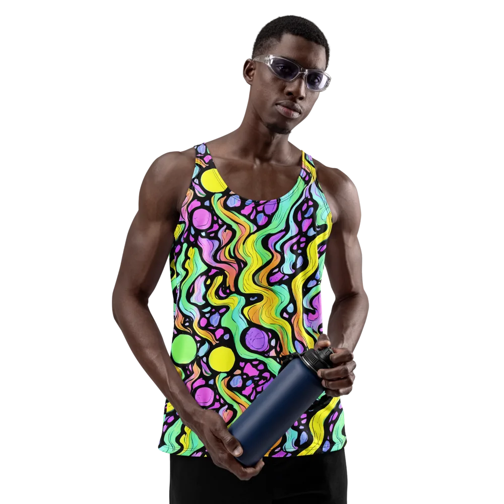 Sillman Swirl on Men's Tank Top — Front