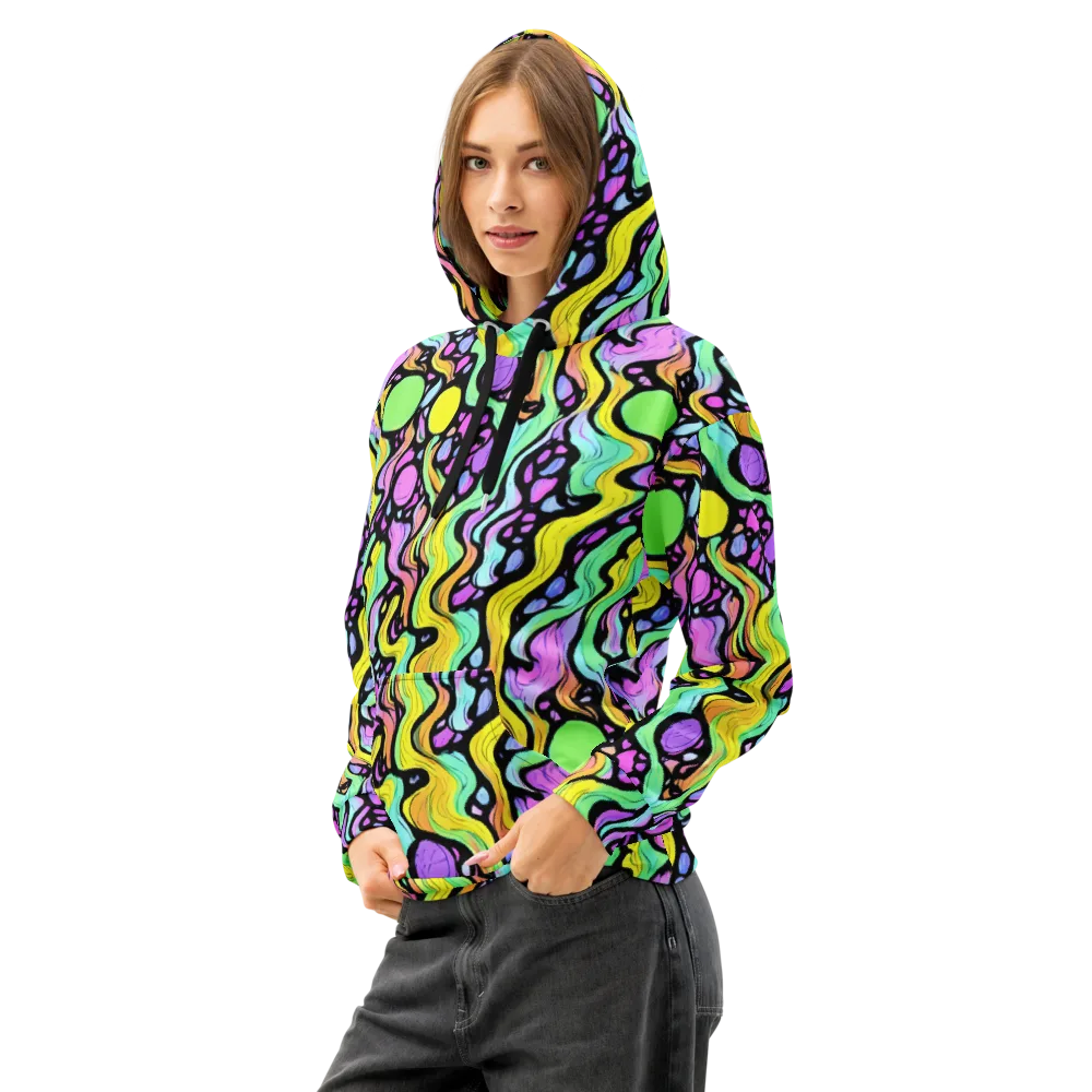 Sillman Swirl on Cotton Hoodie — Left Front