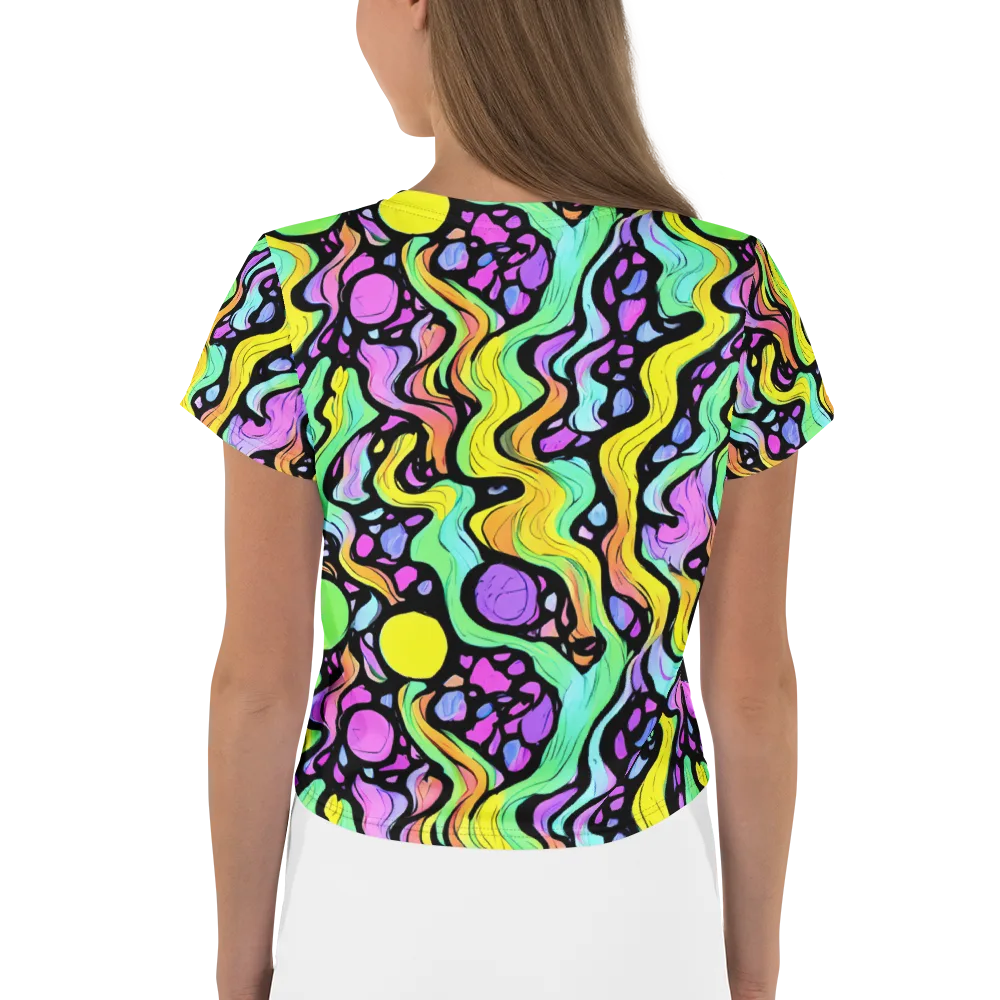 Sillman Swirl on Crop Tee — Back