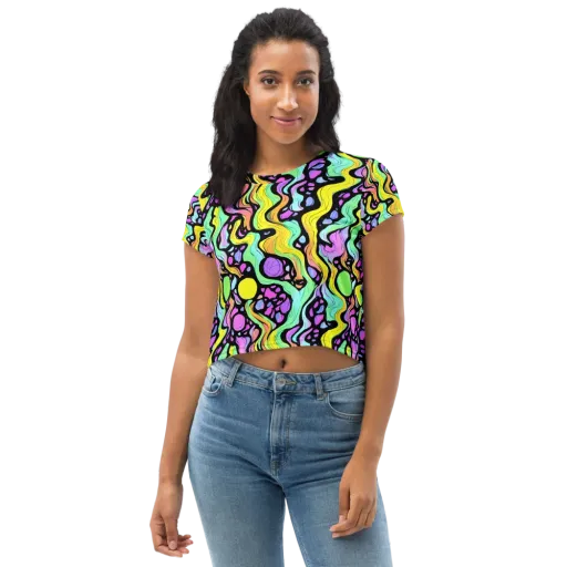 Sillman Swirl on a Crop Tee
