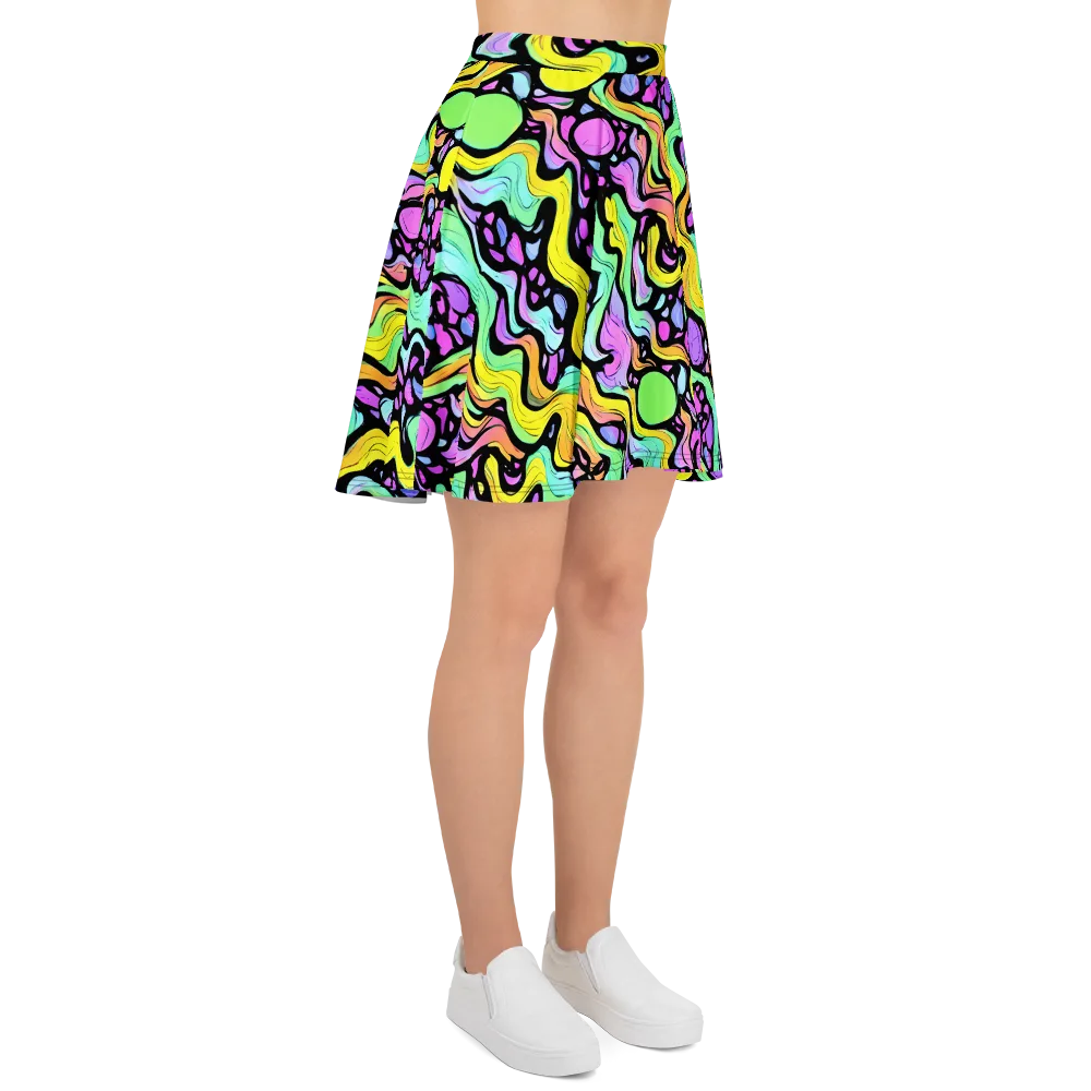 Sillman Swirl on Skater Skirt — Right