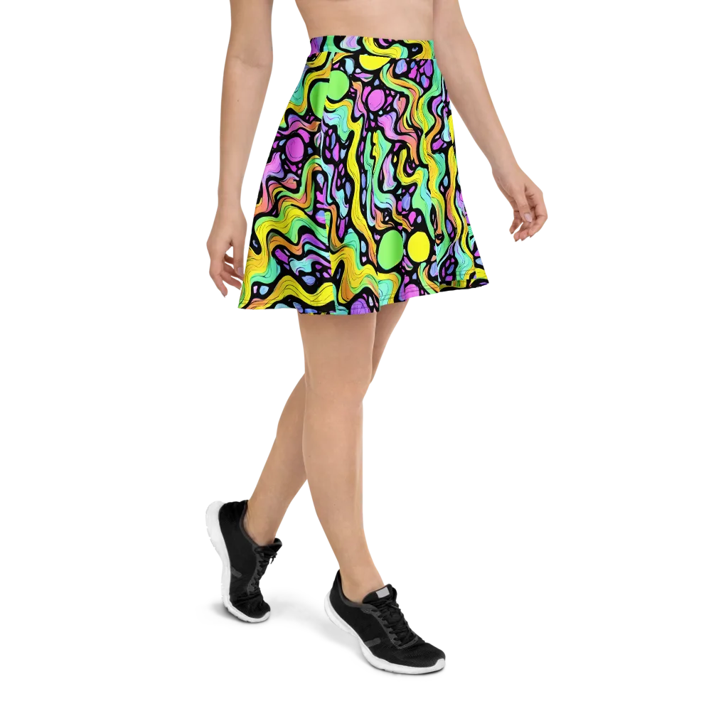 Sillman Swirl on Skater Skirt — Right
