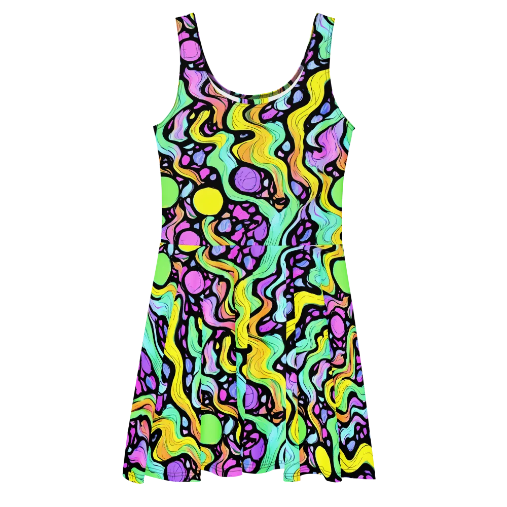 Sillman Swirl on Skater Dress — Front