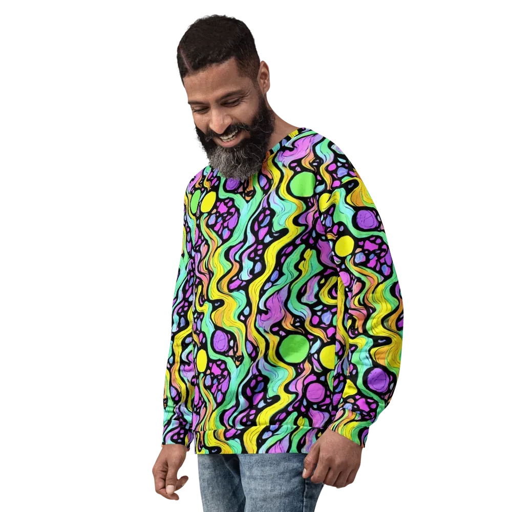 Sillman Swirl on Sweatshirt — Left Front