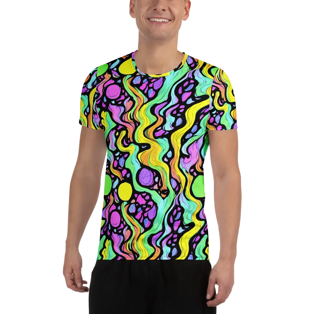 Sillman Swirl on Men's Athletic T-Shirt — Front