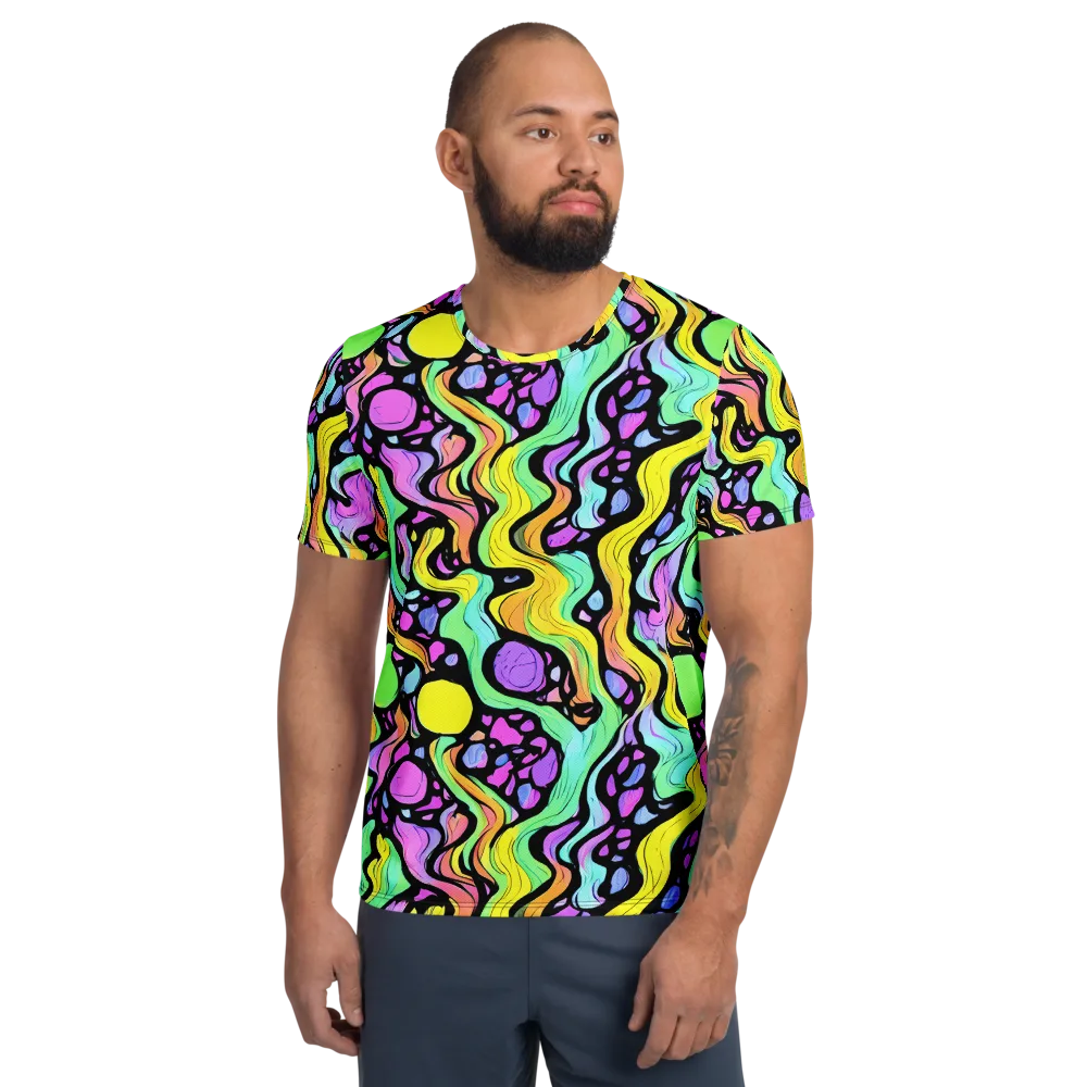 Sillman Swirl on Men's Athletic T-Shirt — Front