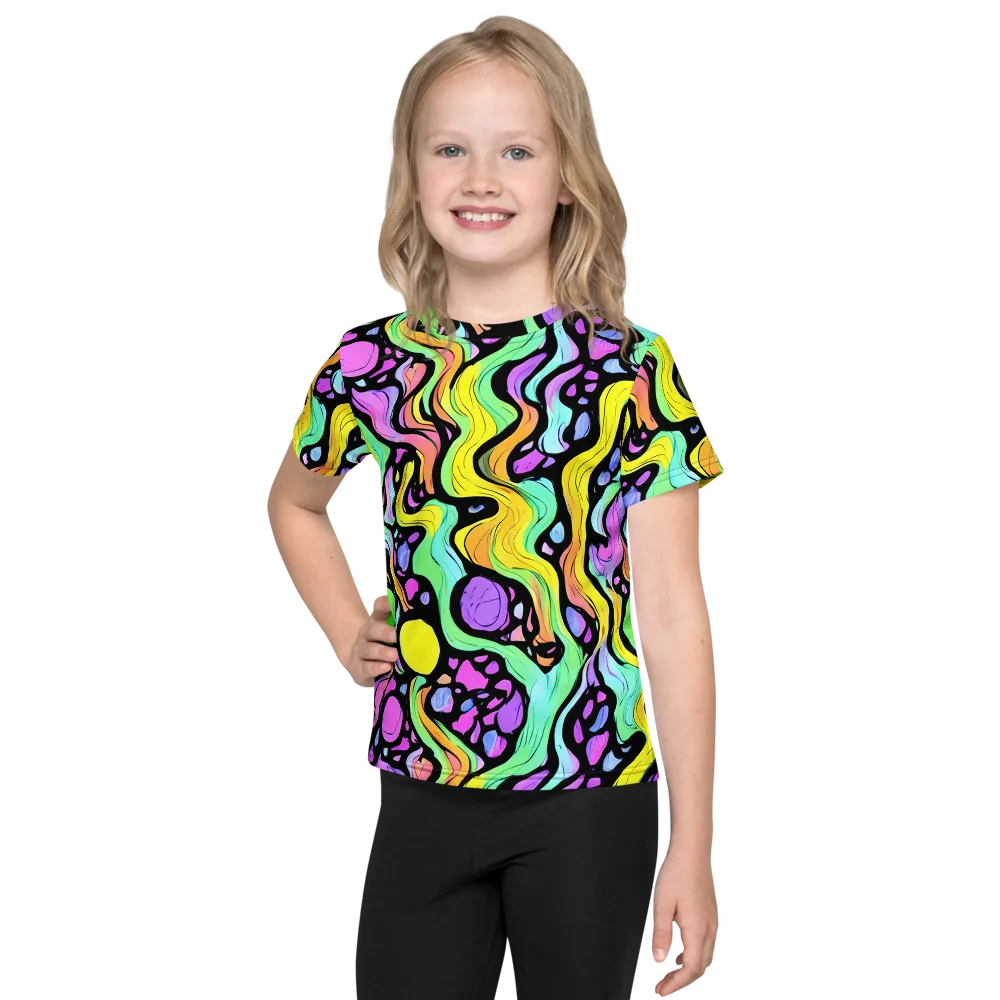 Sillman Swirl on Kids Crew Neck T-Shirt — Front