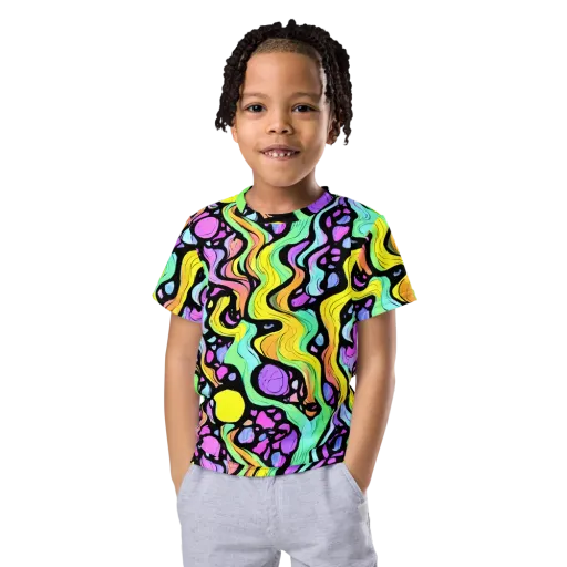 Sillman Swirl on a Kids Crew Neck T-Shirt