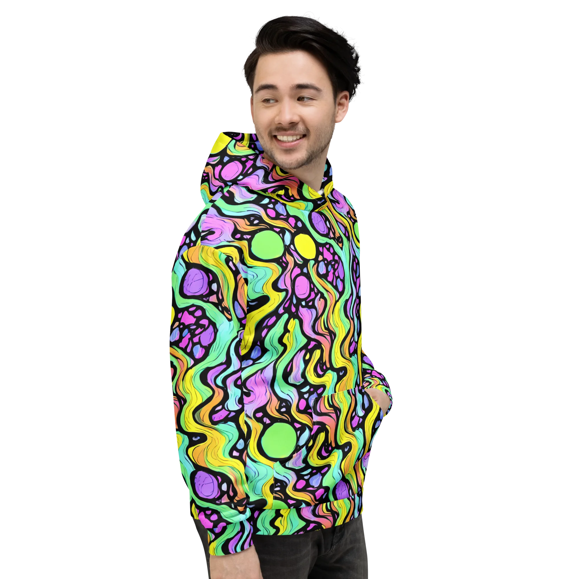 Sillman Swirl on Hoodie — Right
