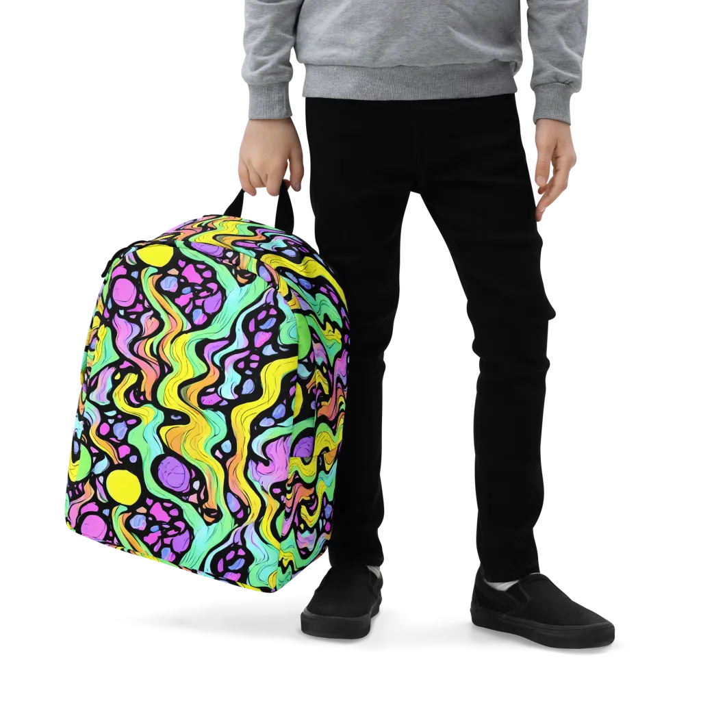 Sillman Swirl on Minimalist Backpack — Zoomed-in