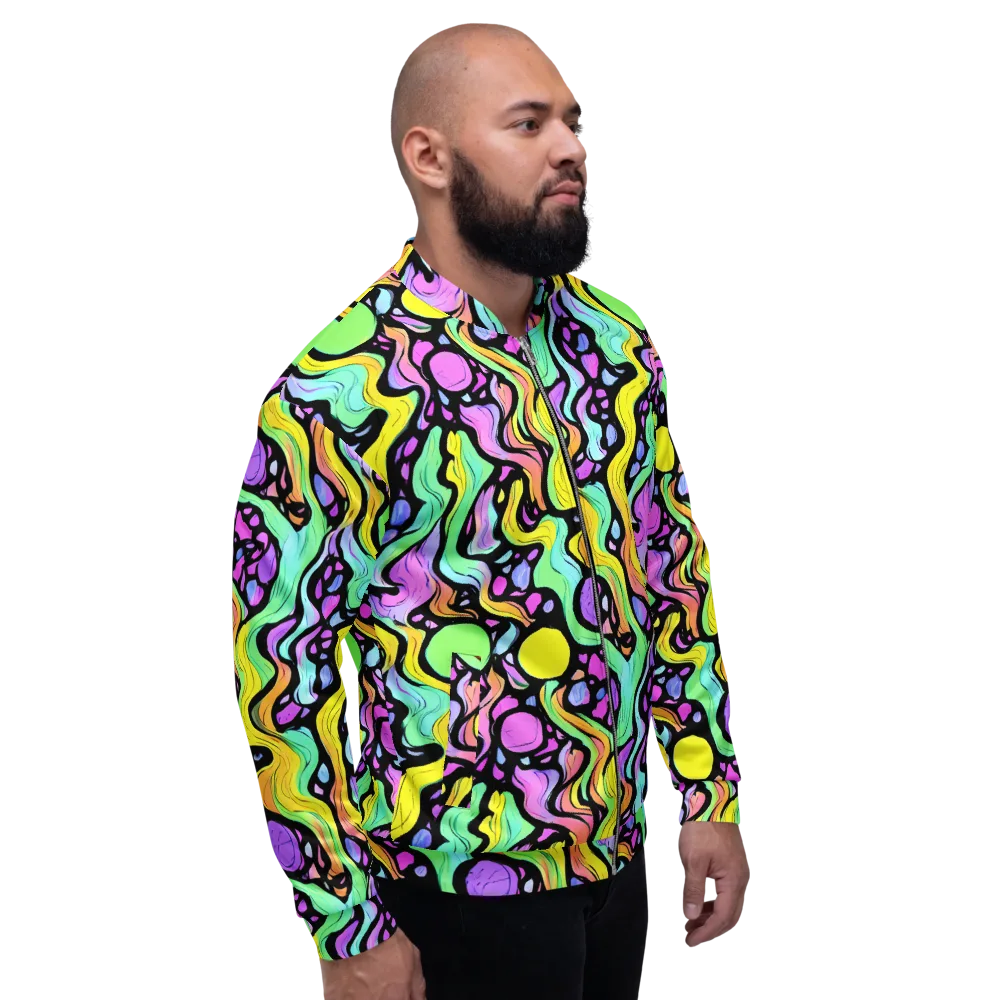 Sillman Swirl on Bomber Jacket — Right