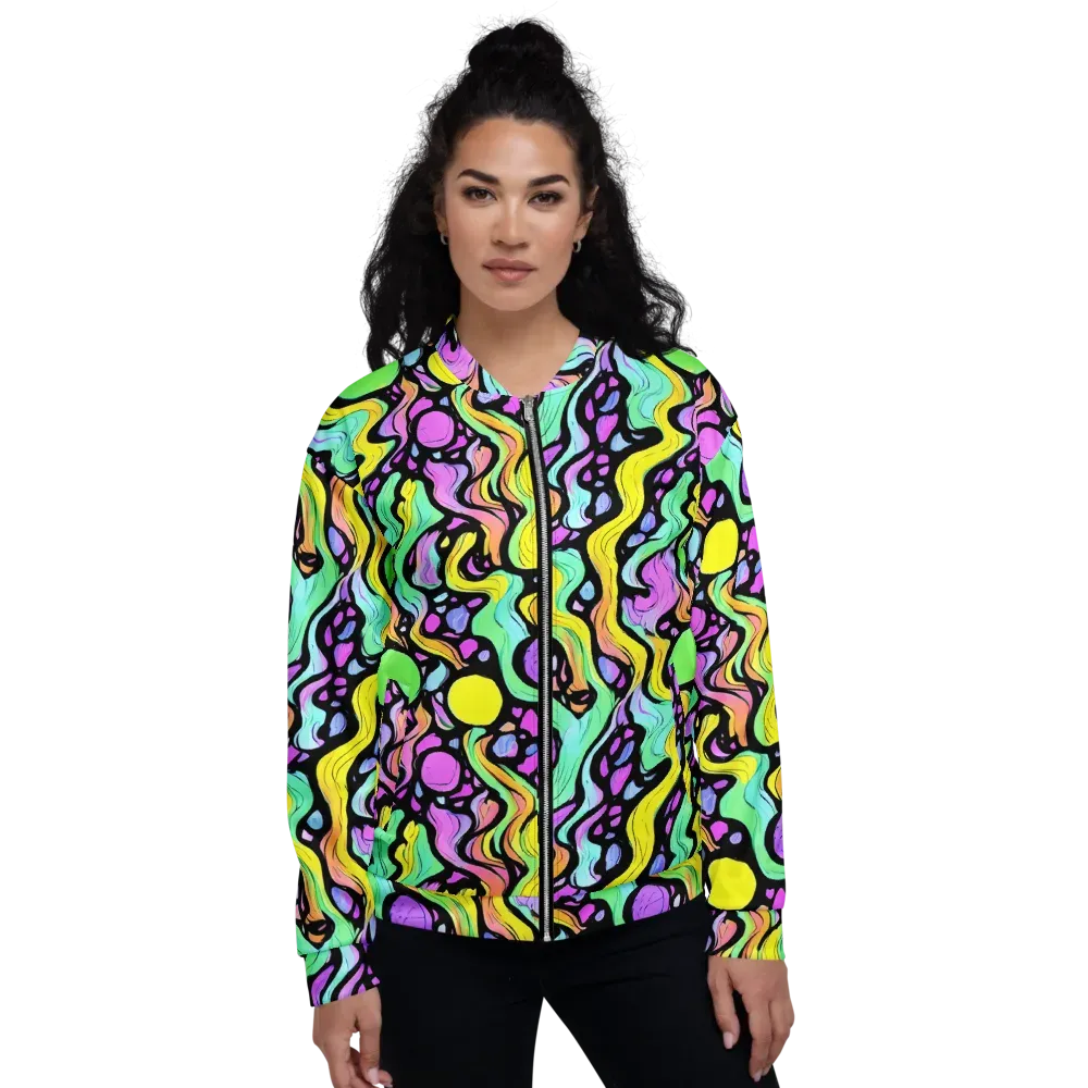 Sillman Swirl on Bomber Jacket — Front