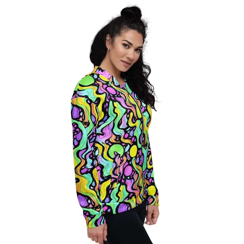 Sillman Swirl on Bomber Jacket — Right
