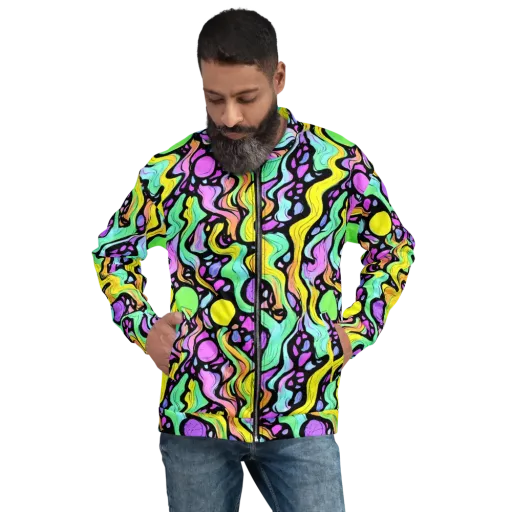 Sillman Swirl on a Bomber Jacket