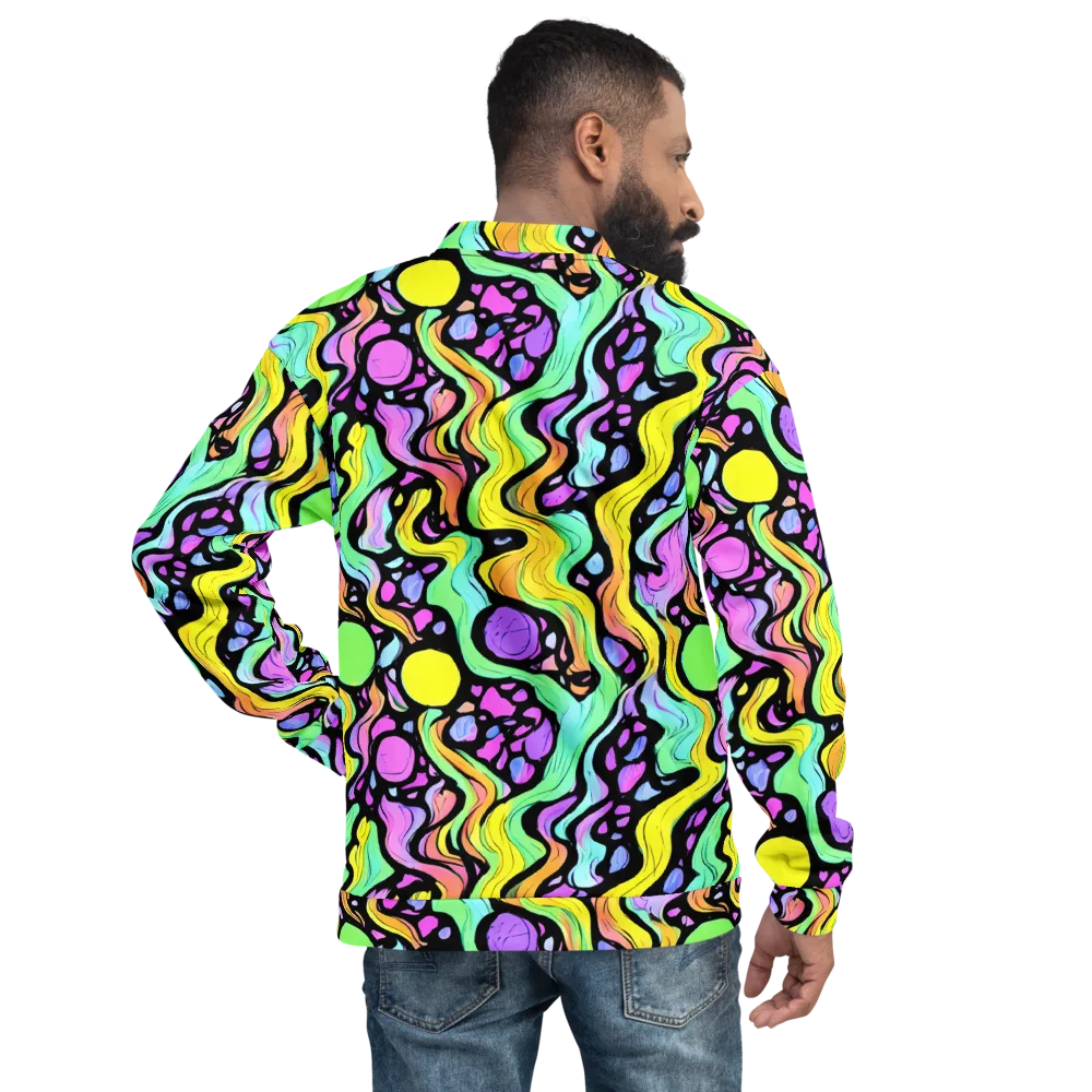 Sillman Swirl on Bomber Jacket — Back