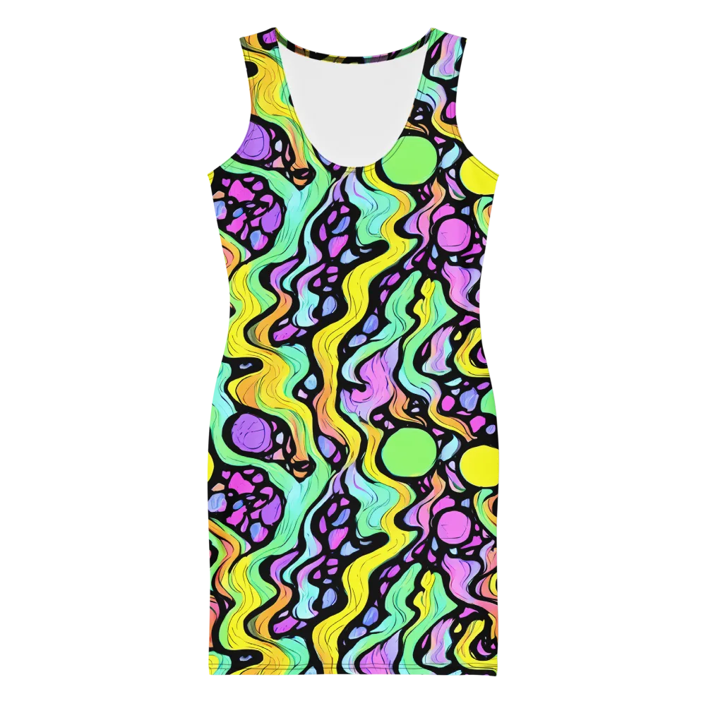 Sillman Swirl on Bodycon Dress — Front