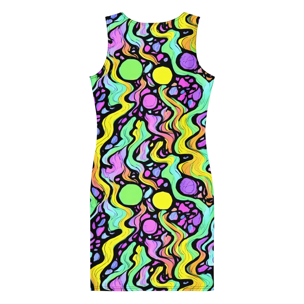 Sillman Swirl on Bodycon Dress — Back