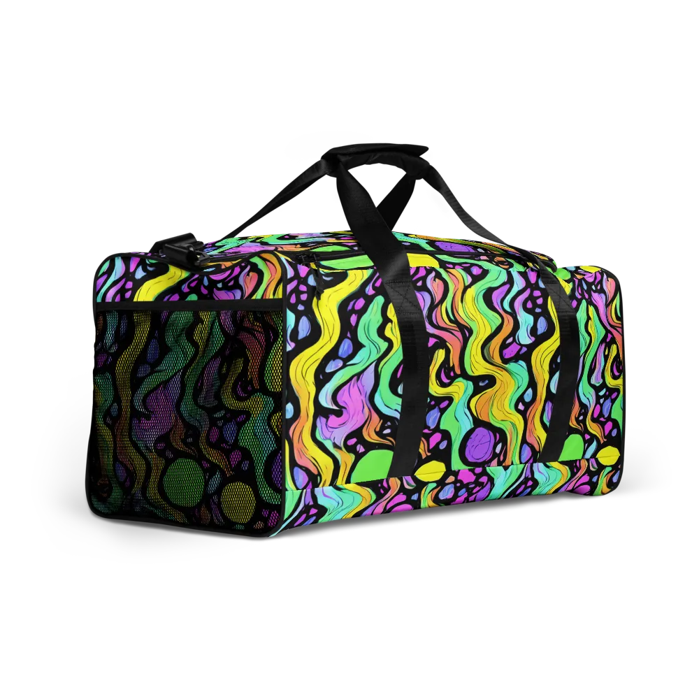 Sillman Swirl on Duffle Bag — Right Front