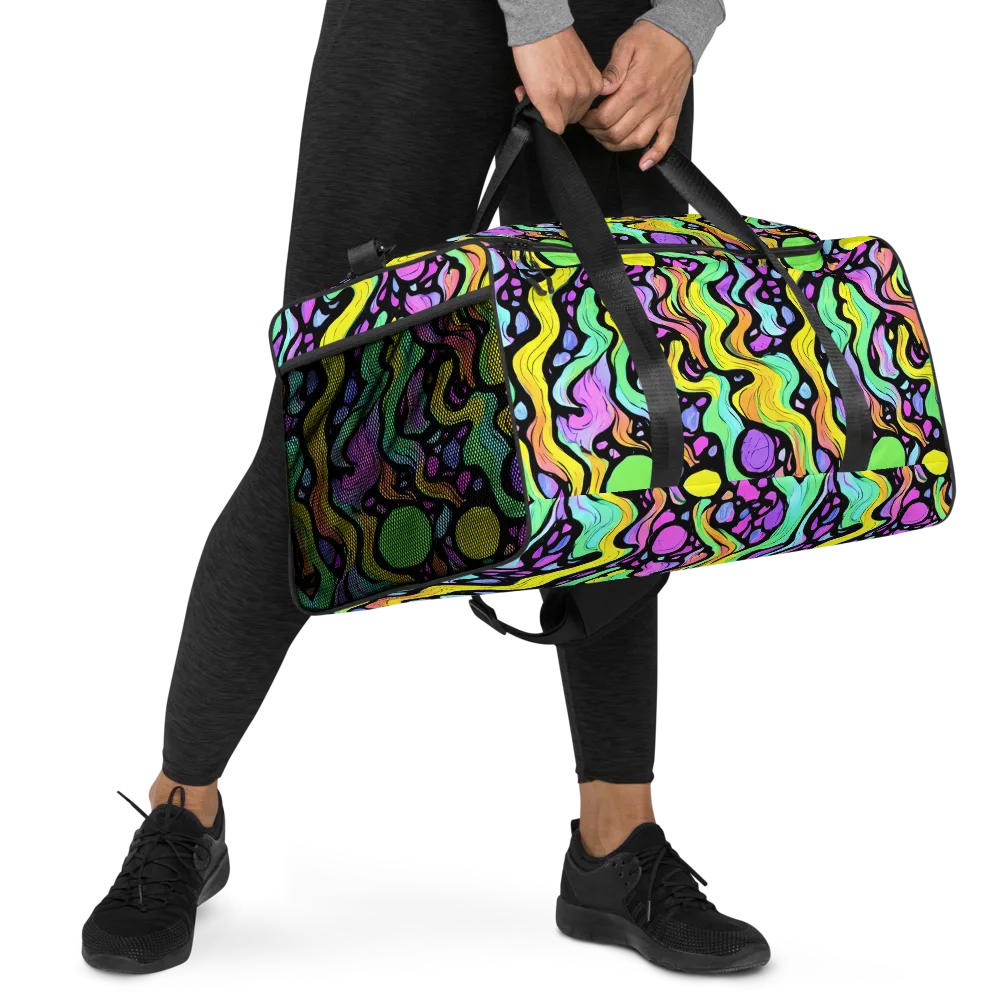 Sillman Swirl on Duffle Bag — Right Front