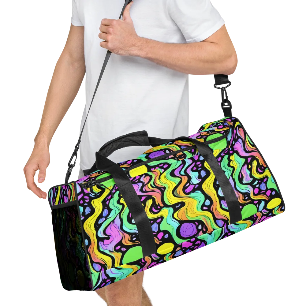 Sillman Swirl on Duffle Bag — Right Front