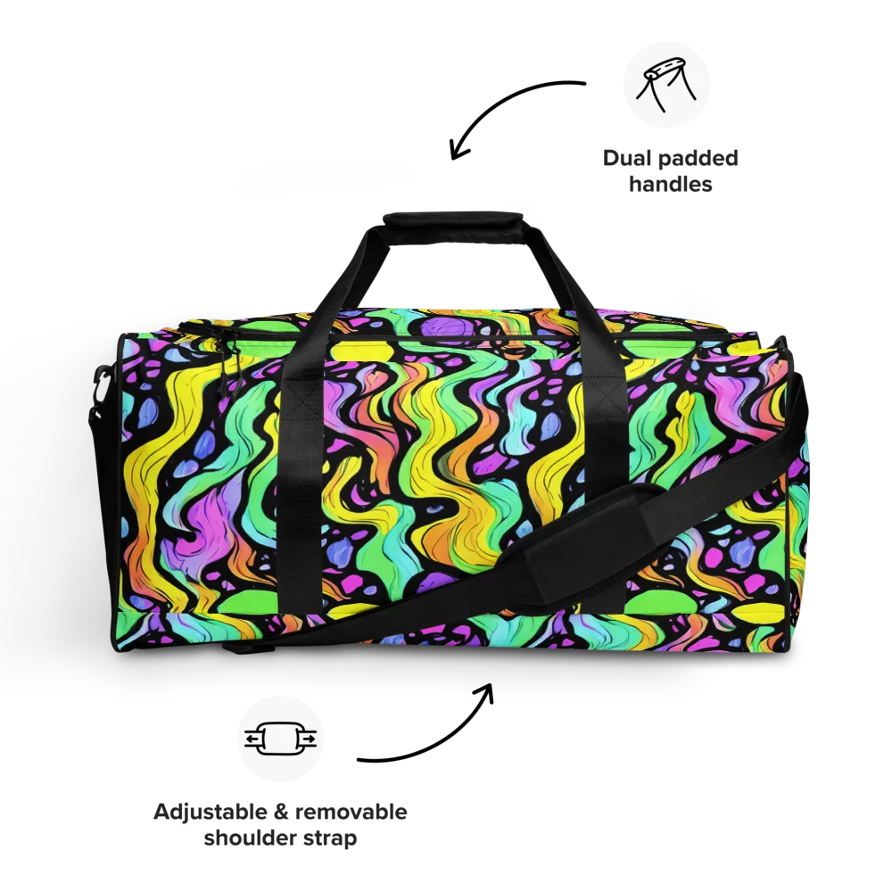 Sillman Swirl on Duffle Bag — Front