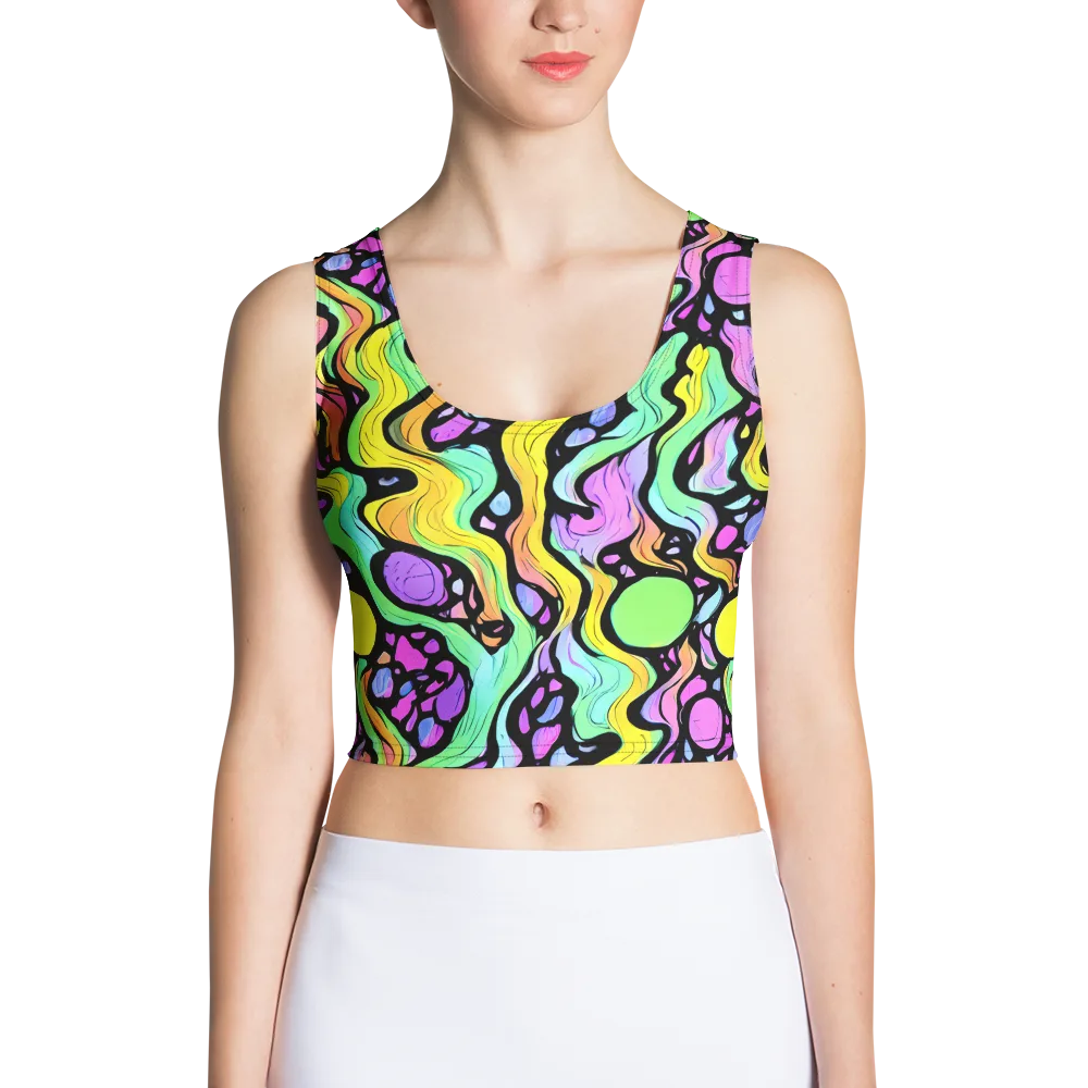 Sillman Swirl on Crop Top — Front